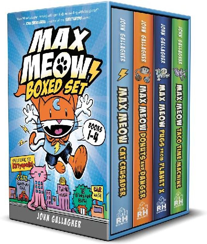 Max Meow Boxed Set: Welcome to Kittyopolis (Books 1-4)