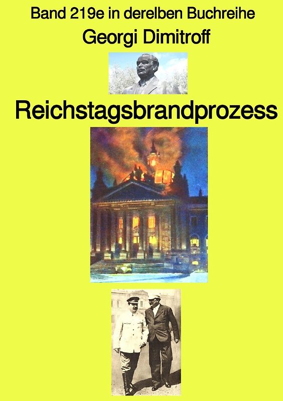 gelbe Buchreihe / Reichstagsbrandprozess – Band 2119e in der gelben Buchreihe – bei Jürgen Ruszkowski