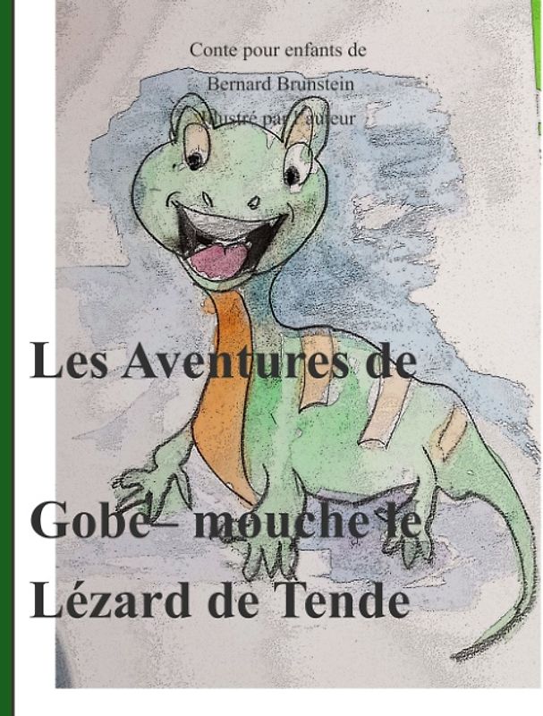 Gobe mouche lezard de tende