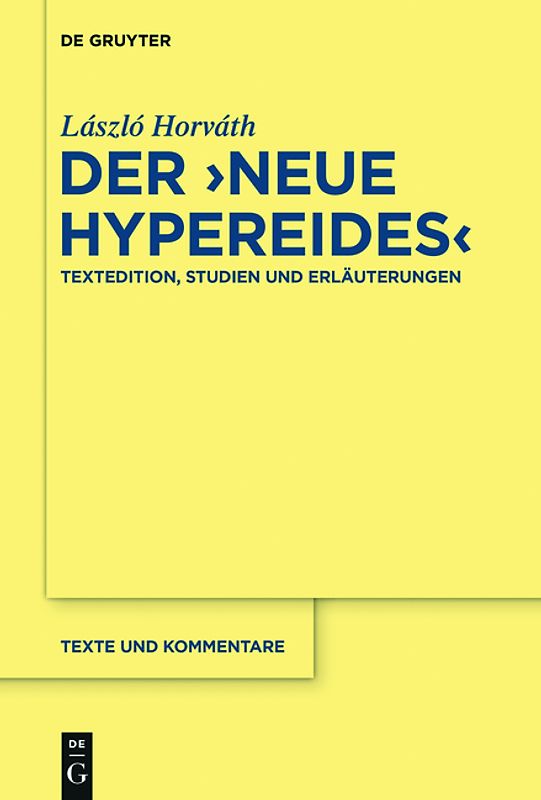 Der "Neue Hypereides"