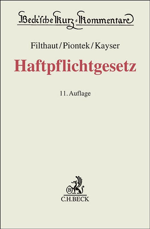 Haftpflichtgesetz. HPflG