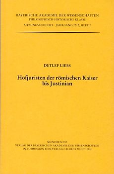 Hofjuristen der römischen Kaiser bis Justinian