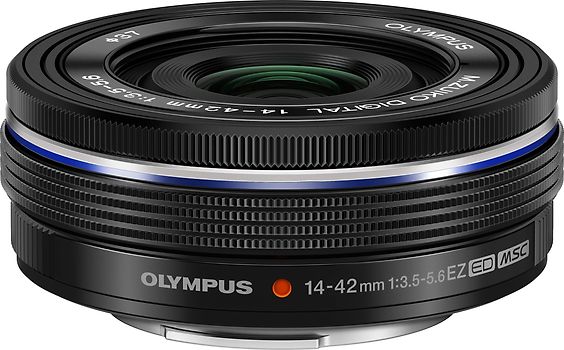 Olympus 14-42 mm F3.5-5.6 ED EZ 37 mm Objectif (adapté à Micro Four Thirds) noir