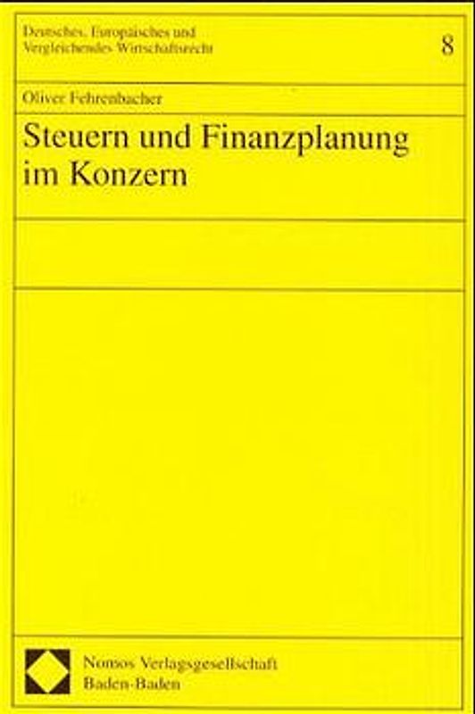 Steuern und Finanzplanung im Konzern
