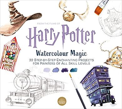 Harry Potter Watercolour Magic: 32 step-by-step enchanting projects