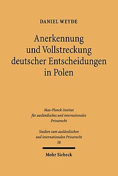Anerkennung und Vollstreckung deutscher Entscheidungen in Polen