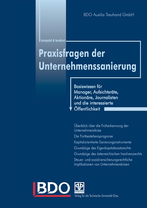 Praxisfragen der Unternehmenssanierung