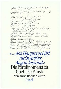 »... das Hauptgeschäft nicht aus den Augen lassend«