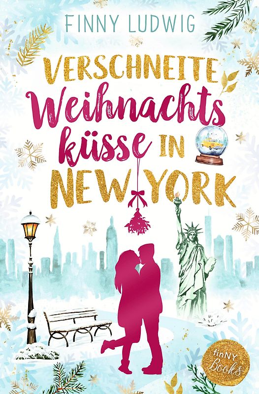 Verschneite Weihnachtsküsse in New York