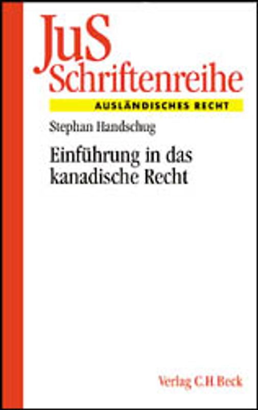 Einführung in das kanadische Recht