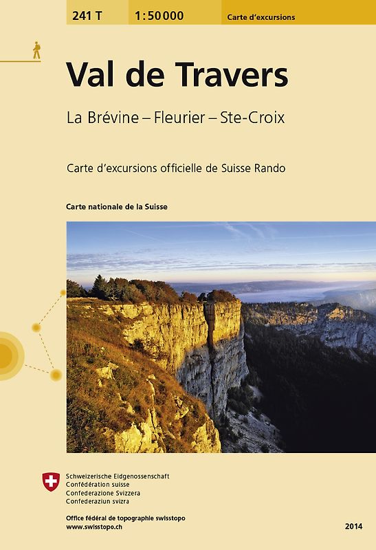 241T Val de Travers Wanderkarte