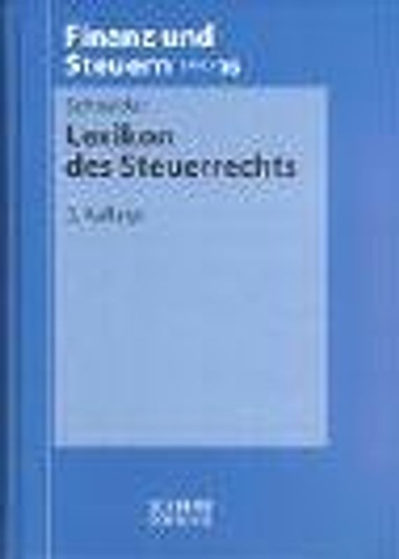 Lexikon des Steuerrechts