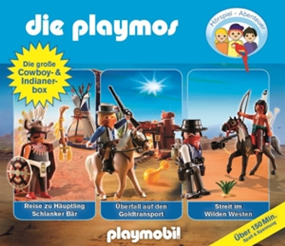 Playmos,Die - Die Große Cowboy Und Indianer-Box [3 Audio CDs]