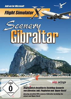 FSX AddOn Scenery Gibraltar PC Spiele