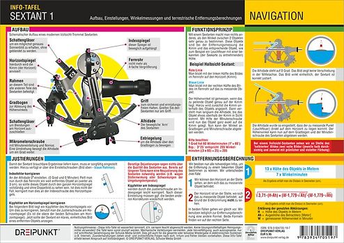 Sextant 1. Aufbau, Einstellungen, Winkelmessungen und terrestrische Entfernungsberechnungen