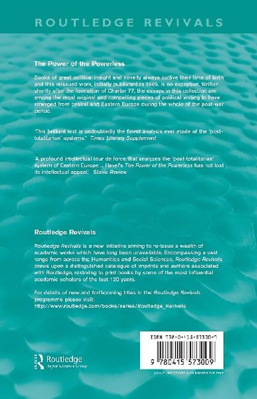 The Power of the Powerless (Routledge Revivals)