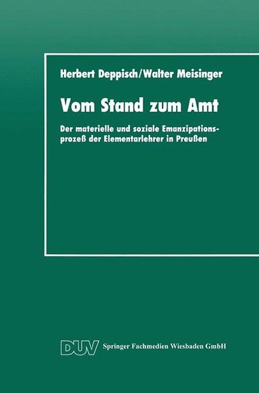 Vom Stand zum Amt