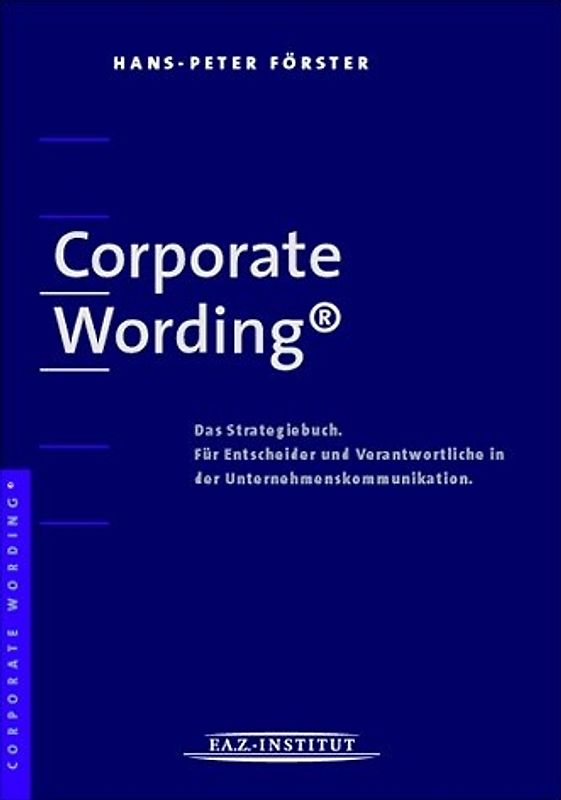 Corporate Wording