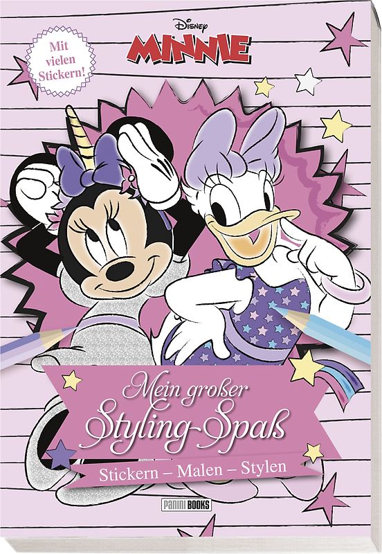 Disney Minnie: Mein großer Styling-Spaß: Stickern, Malen, Stylen