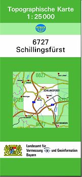 TK25 6727 Schillingsfürst