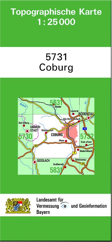 TK25 5731 Coburg