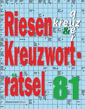 Riesen-Kreuzworträtsel 81 (5 Exemplare à 2,99 €)