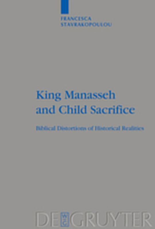 King Manasseh and Child Sacrifice