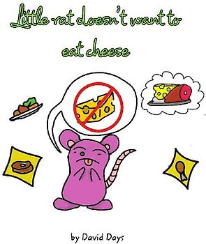 Little rat doesn't want to eat cheese