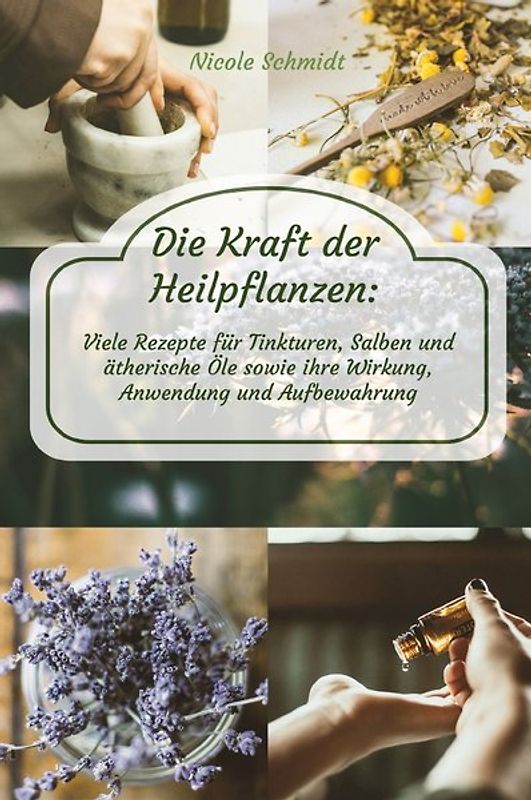 Die Kraft der Heilpflanzen: Viele Rezepte für Tinkturen, Salben und ätherische Öle sowie ihre Wirkung, Anwendung und Aufbewahrung