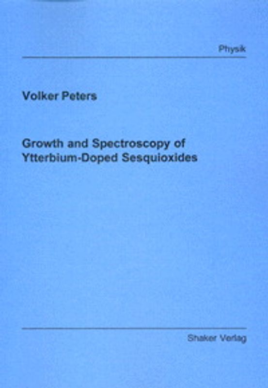 Growth and Spectroscopy of Ytterbium-Doped Sesquioxides