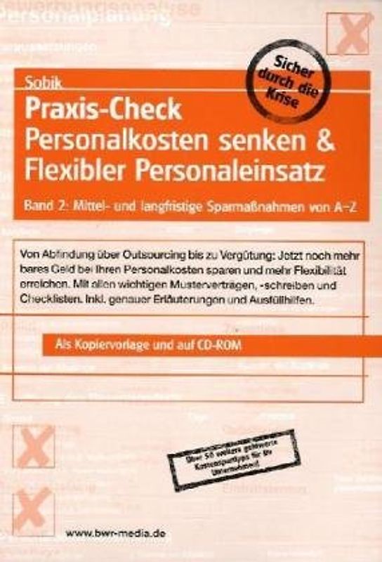 Praxis-Check Personalkosten senken & flexibler Personaleinsatz