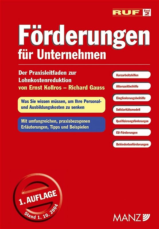 Förderungen für Unternehmen