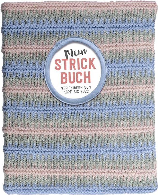 Mein Strickbuch. Mit gestricktem Buchumschlag aus hochwertigem Garn und mit aufwendiger Verarbeitung.