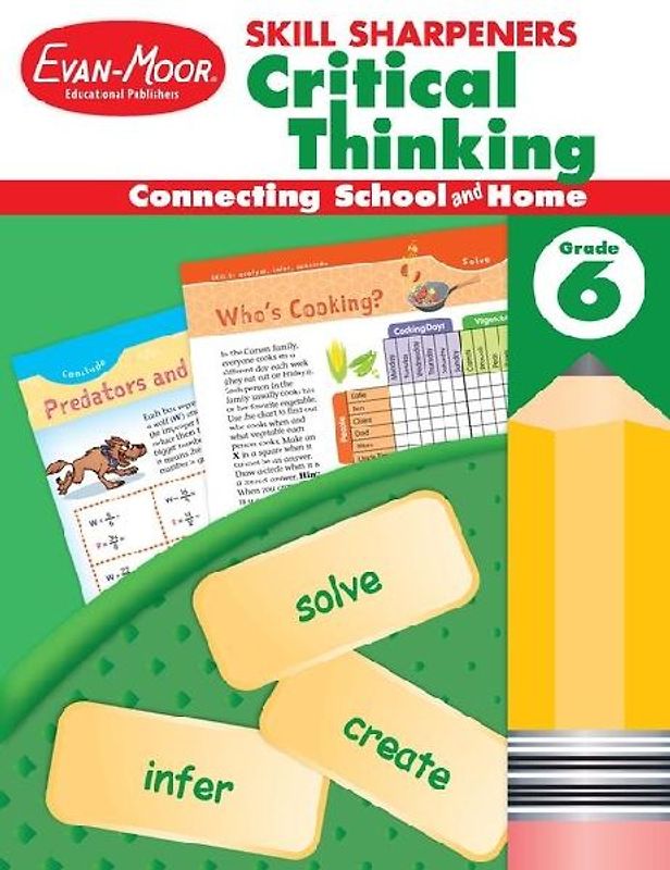Skill Sharpeners: Critical Thinking, Grade 6 Workbook