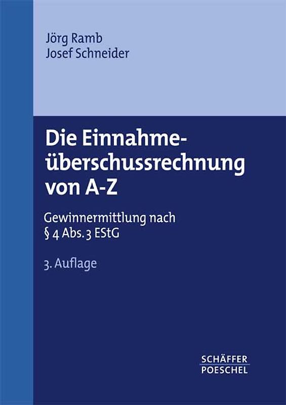 Die Einnahmeüberschussrechnung von A - Z