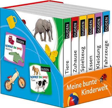 Duden 12+: Kennst du das? Meine bunte Kinderwelt [6 Bücher + Schuber]