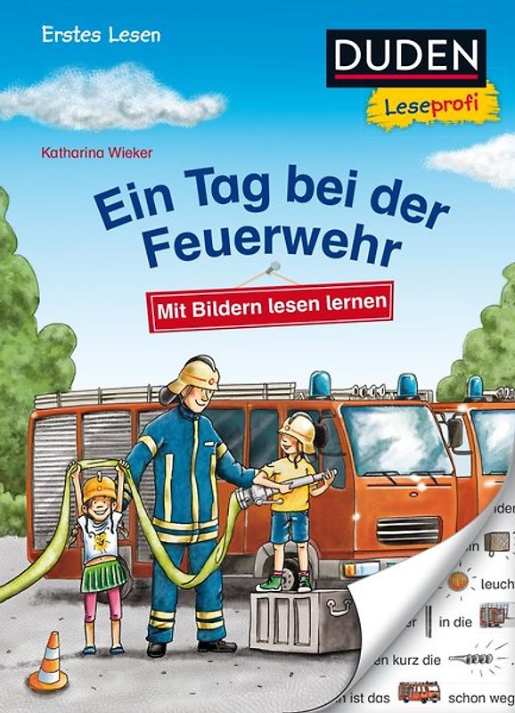 Duden Leseprofi – Mit Bildern lesen lernen: Ein Tag bei der Feuerwehr, Erstes Lesen