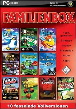 Familienbox CD-Rom 10 Spiele PC Spiele