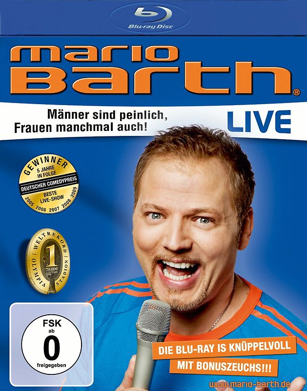 Mario Barth - Männer sind peinlich, Frauen manchmal auch! Blu-ray Disc