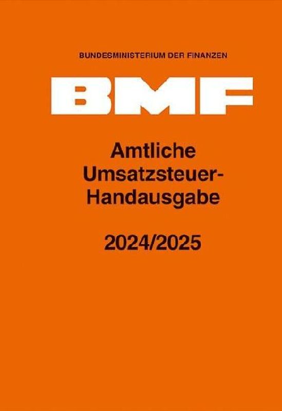 Amtliche Umsatzsteuer-Handausgabe 2024/2025