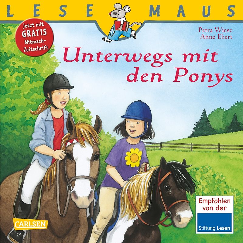 LESEMAUS, Band 37: Unterwegs mit den Ponys