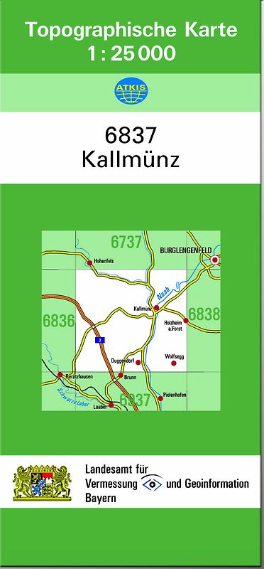 TK25 6837 Kallmünz