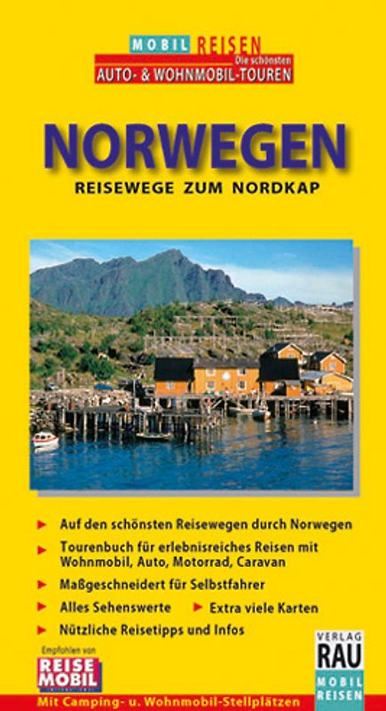 Norwegen. Reisewege zum Nordkap