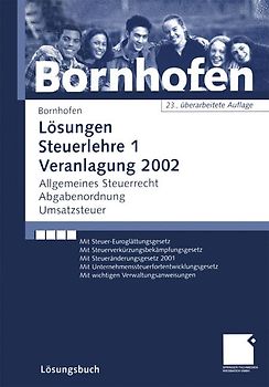 Lösungen Steuerlehre 1 Veranlagung 2002