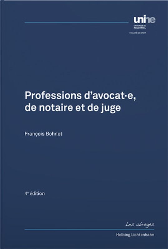 Professions d’avocat-e, de notaire et de juge