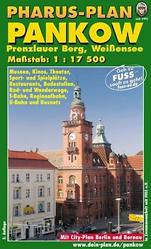 Pharus-Plan Pankow, Prenzlauer Berg, Weißensee