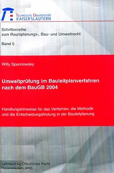 Umweltprüfung im Bauleitplanverfahren nach dem BauGB 2004