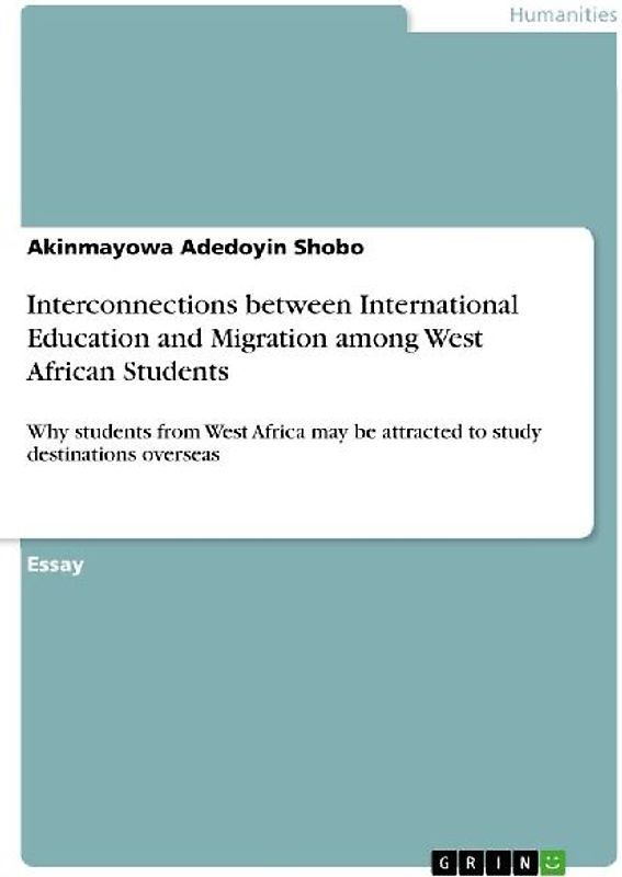 Interconnections between International Education and Migration among West African Students