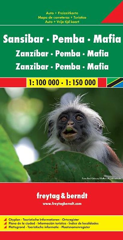 Sansibar - Pemba - Mafia. 1:100000-1:150000