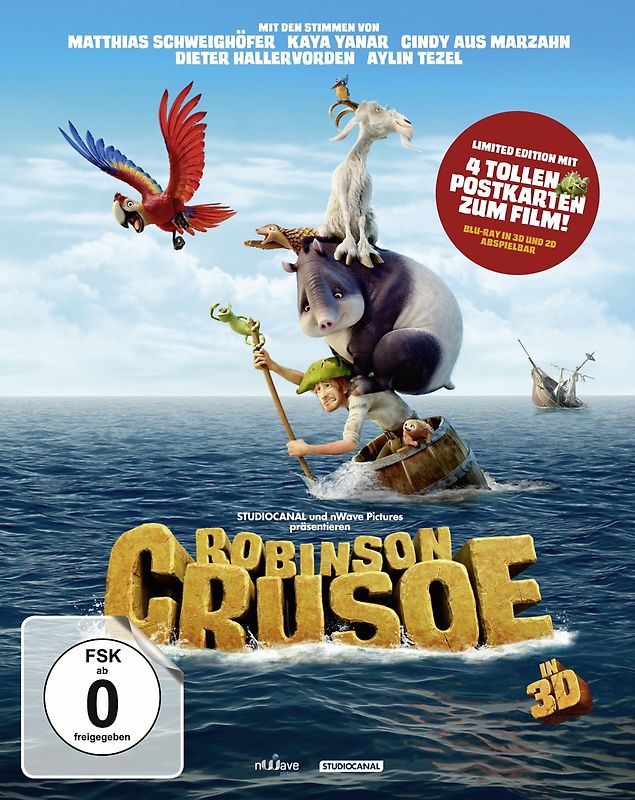 Robinson Crusoe [Blu-ray 3D, Limited Edition] 3D Blu-ray Disc